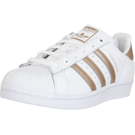 weisse damen adidas sneaker mit goldkappe|Weiße adidas Sneaker online .